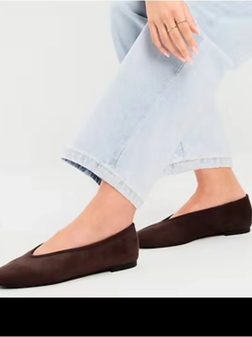 Old Navy Women's Ballet Flats Faux Suede, Brown-marked 6, but can also fit 6.5-7